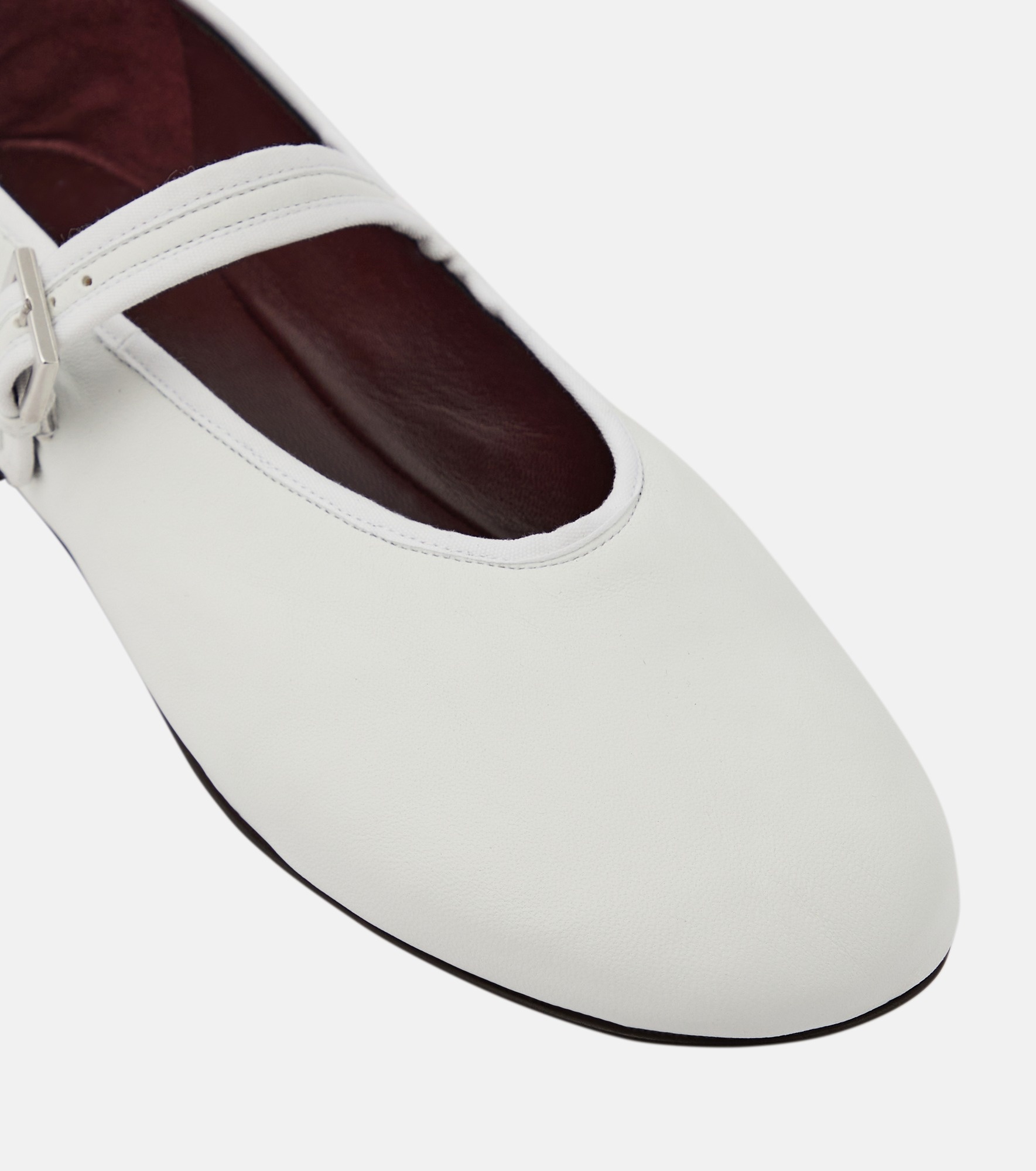 Leather Mary Jane ballet flats - 5