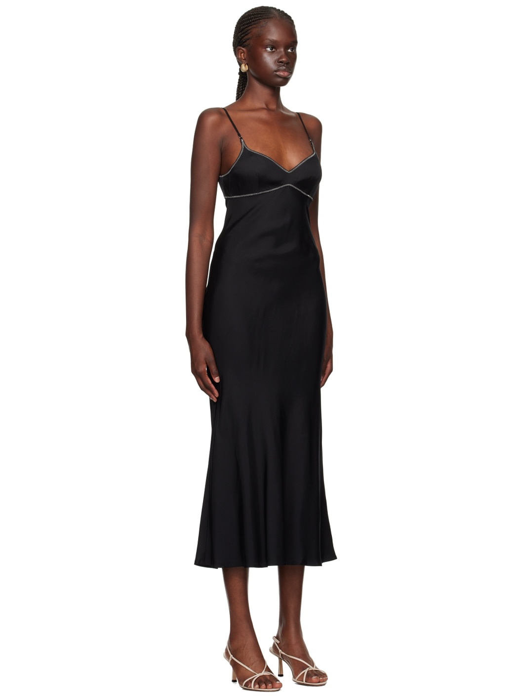 Black Emery Midi Dress - 2