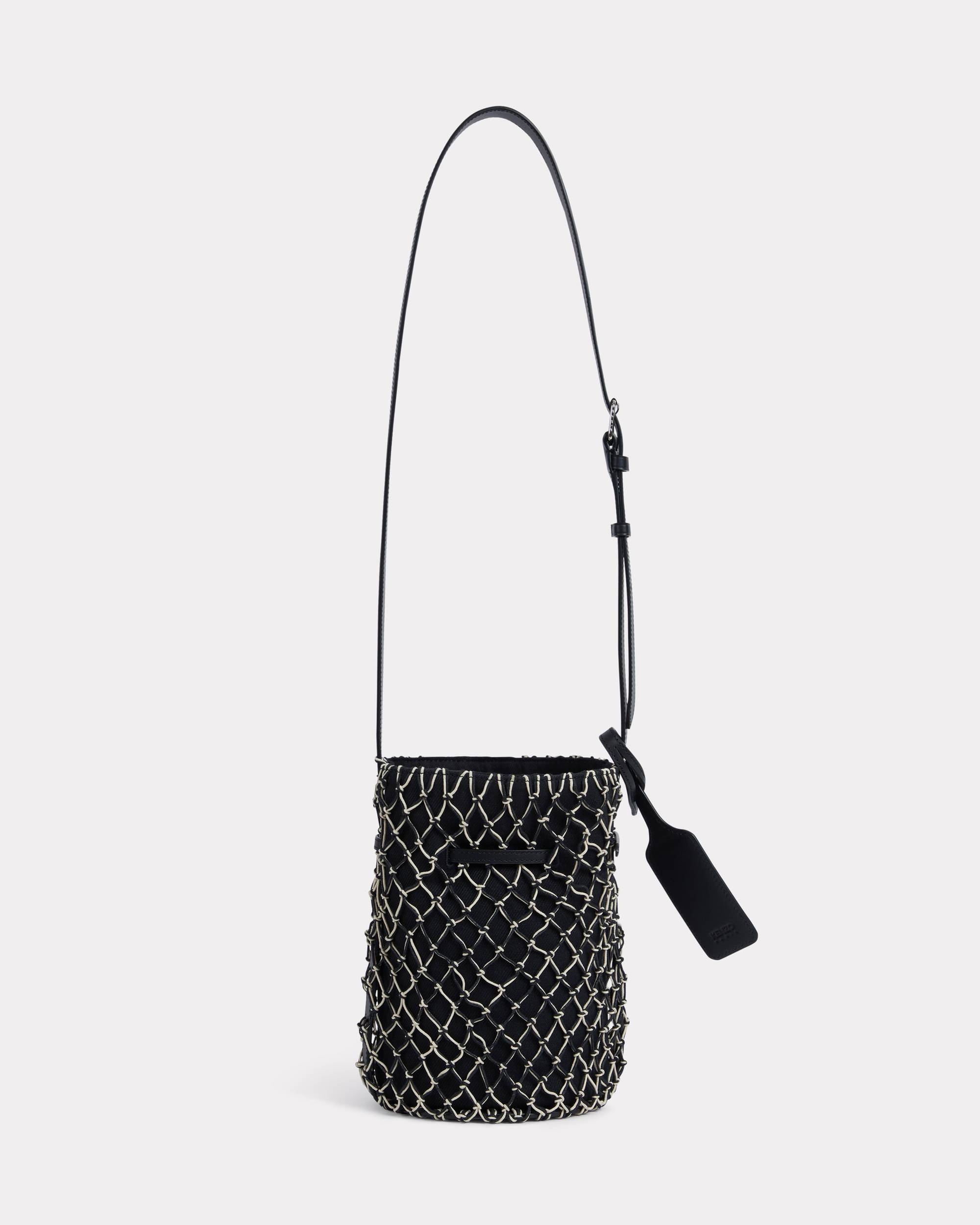 'KENZOAMA' bucket bag in canvas and fishnet - 2