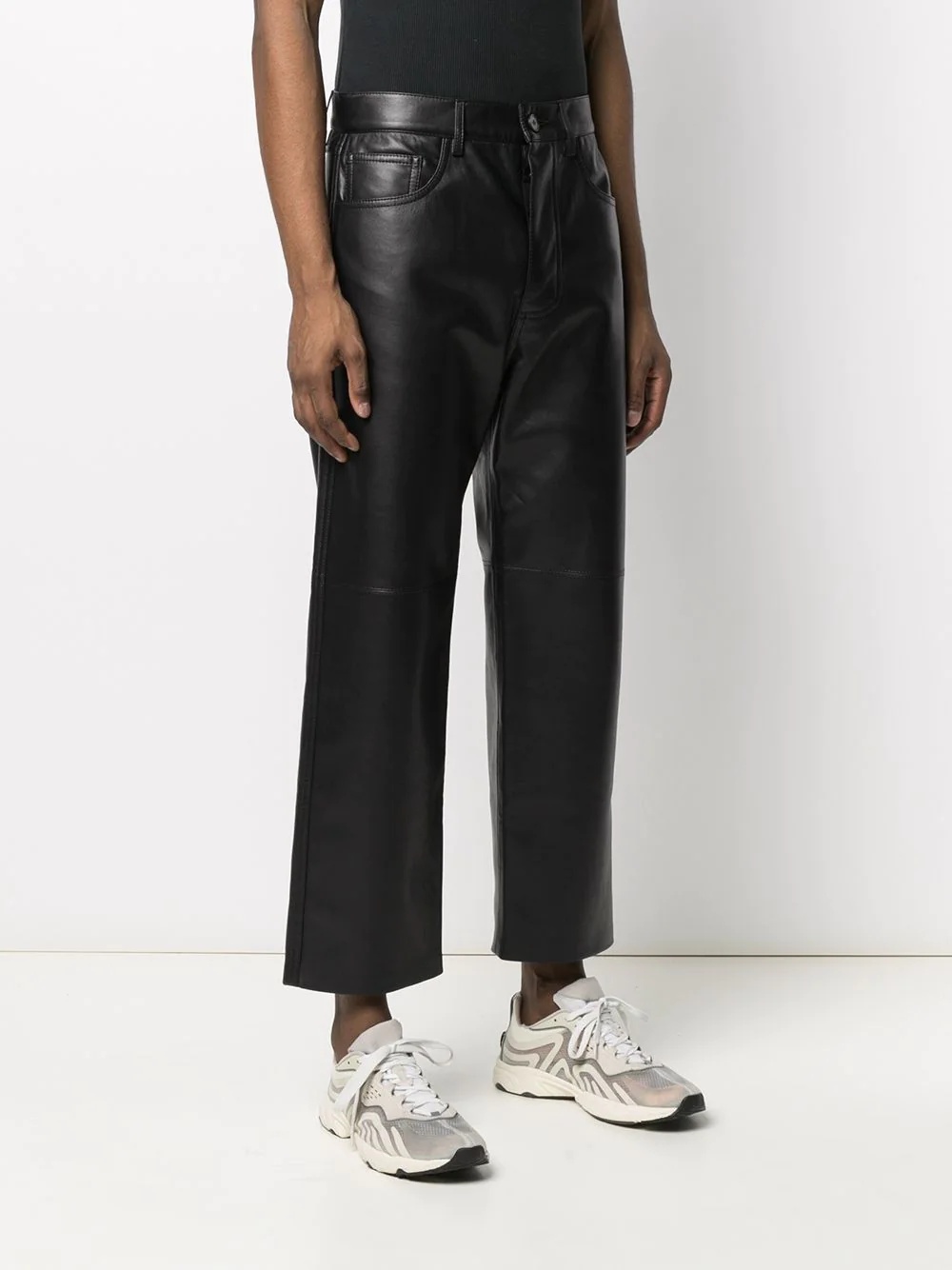 Nor faux-leather trousers - 3