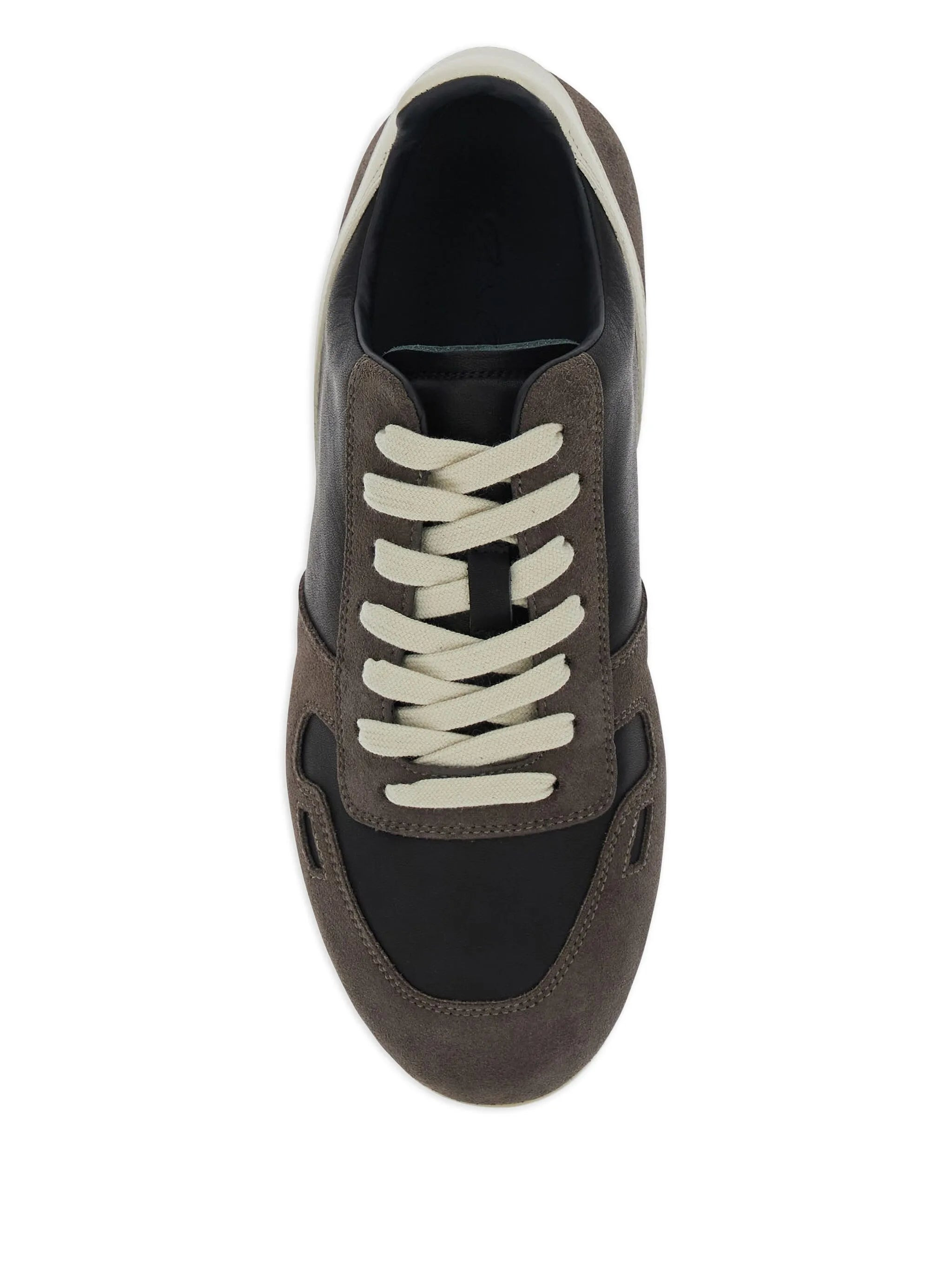 RICK OWENS - Women Scarpe In Pelle Minimal Sneakers - 4