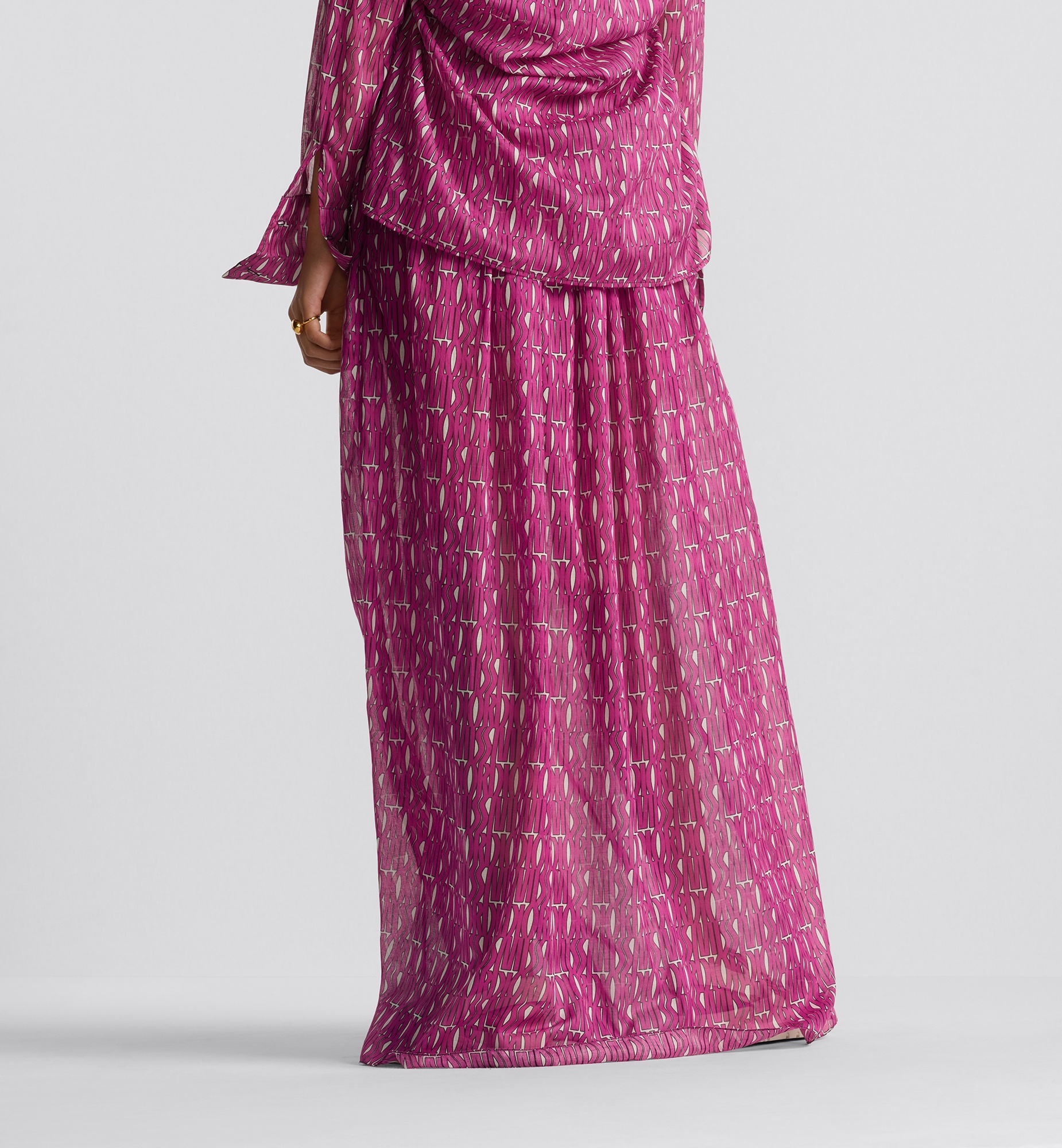Long Pleated Skirt - 5
