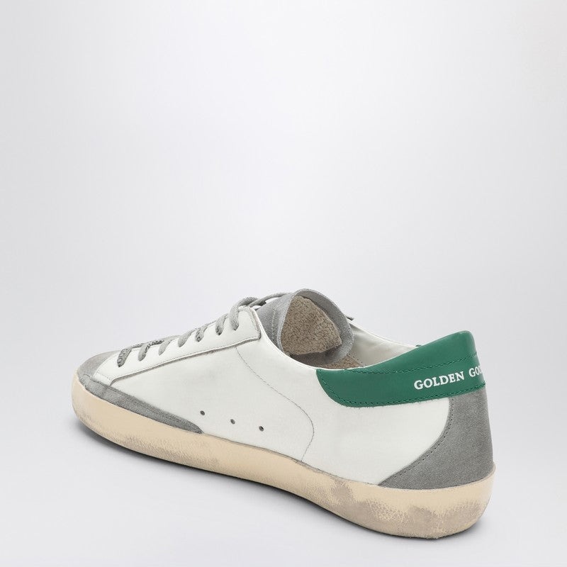 Golden Goose Low Super-Star White/Green Trainer Men - 4