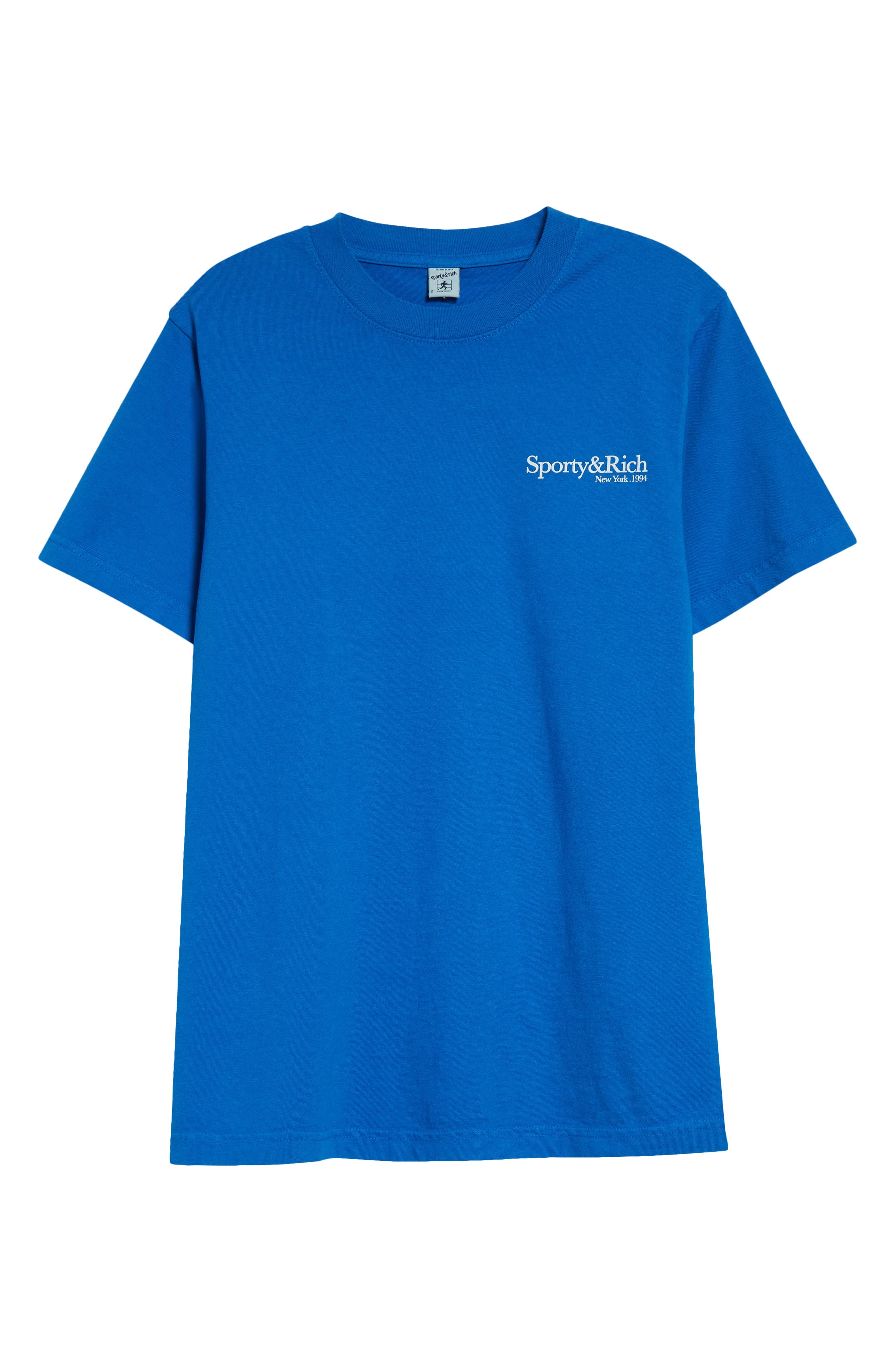 Sporty & Rich Health is Wealth Cotton Graphic T-Shirt in Paris Blue at Nordstrom - 5