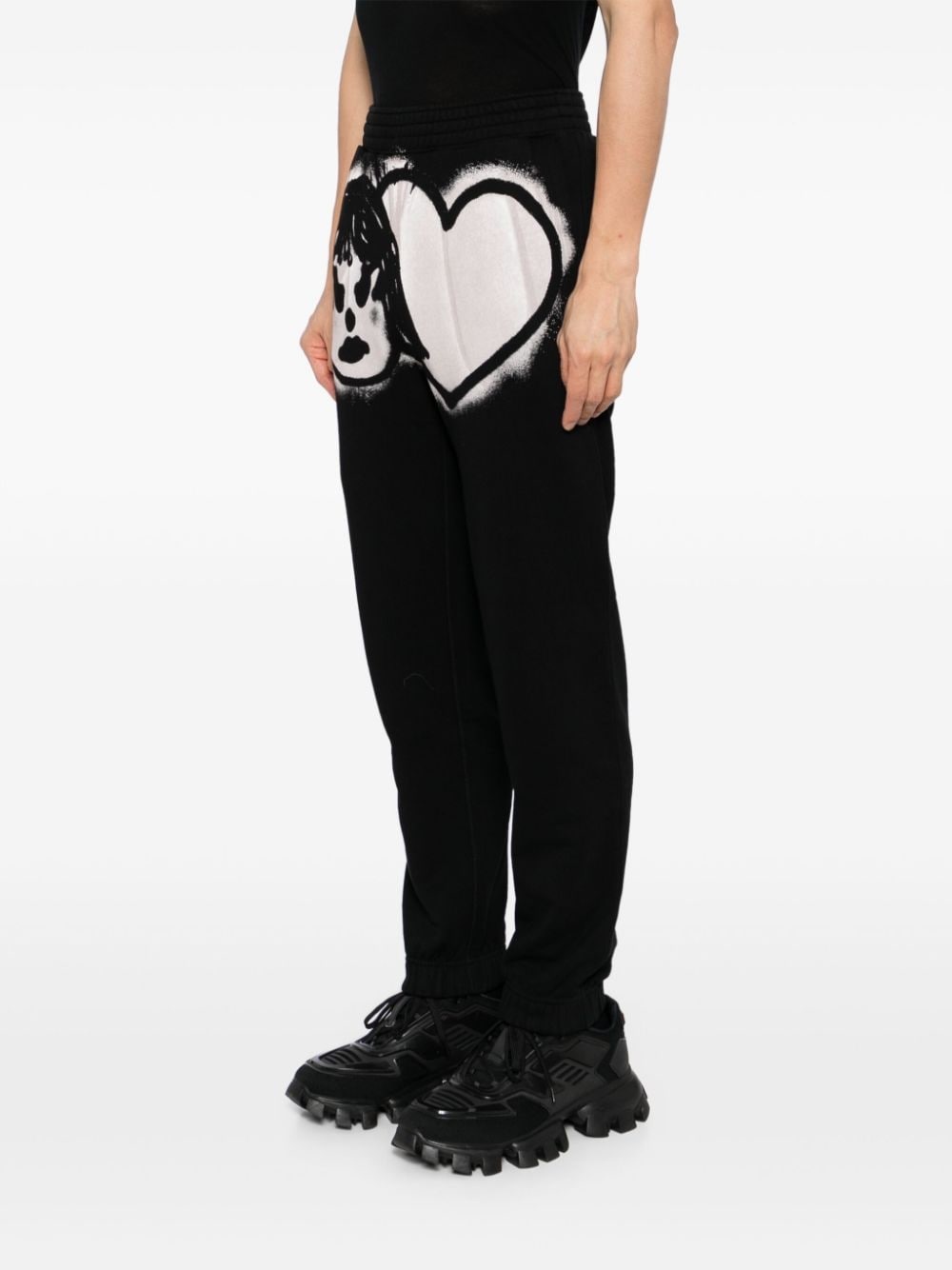 graphic-printed track pants - 3