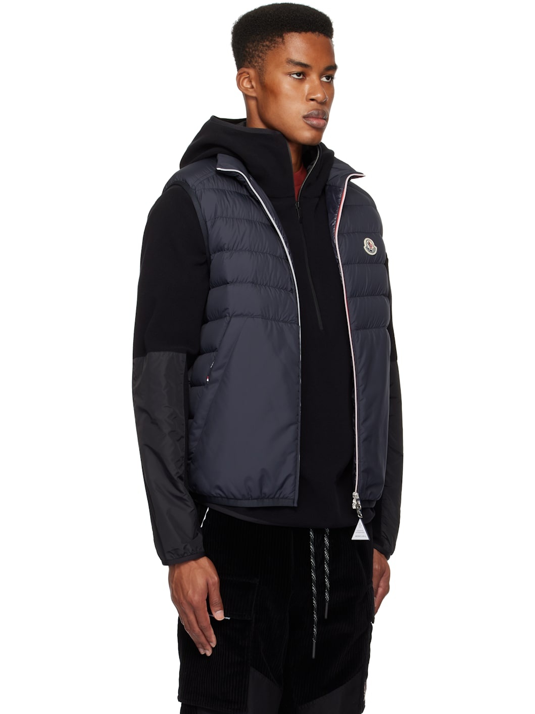 Navy Rabuons Down Vest - 2