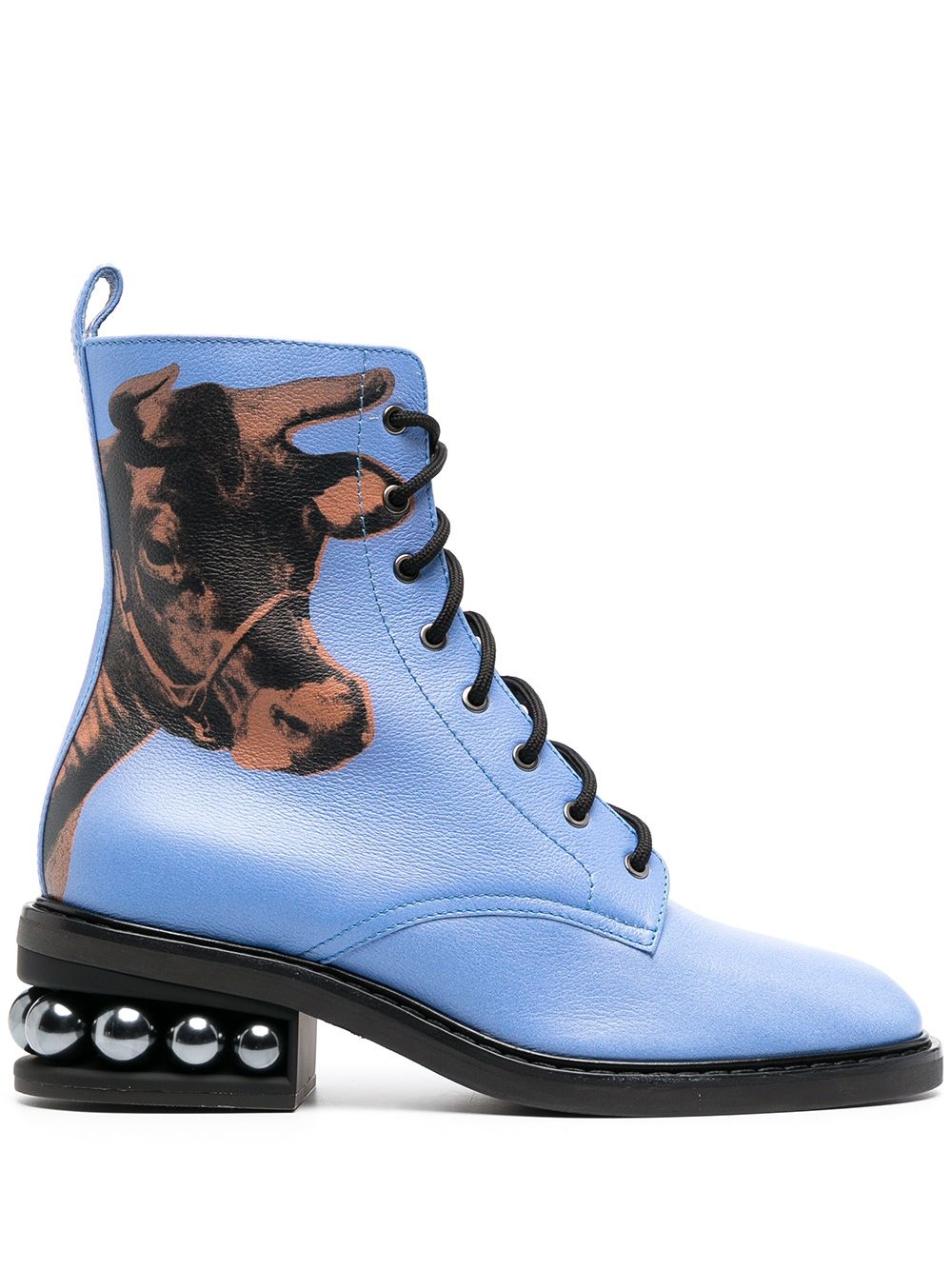 x Andy Warhol CASATI Pop Art 35mm combat boots - 1