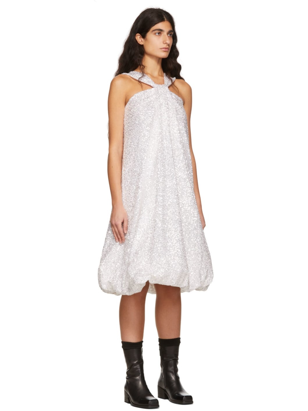 White Sequin Dress - 2
