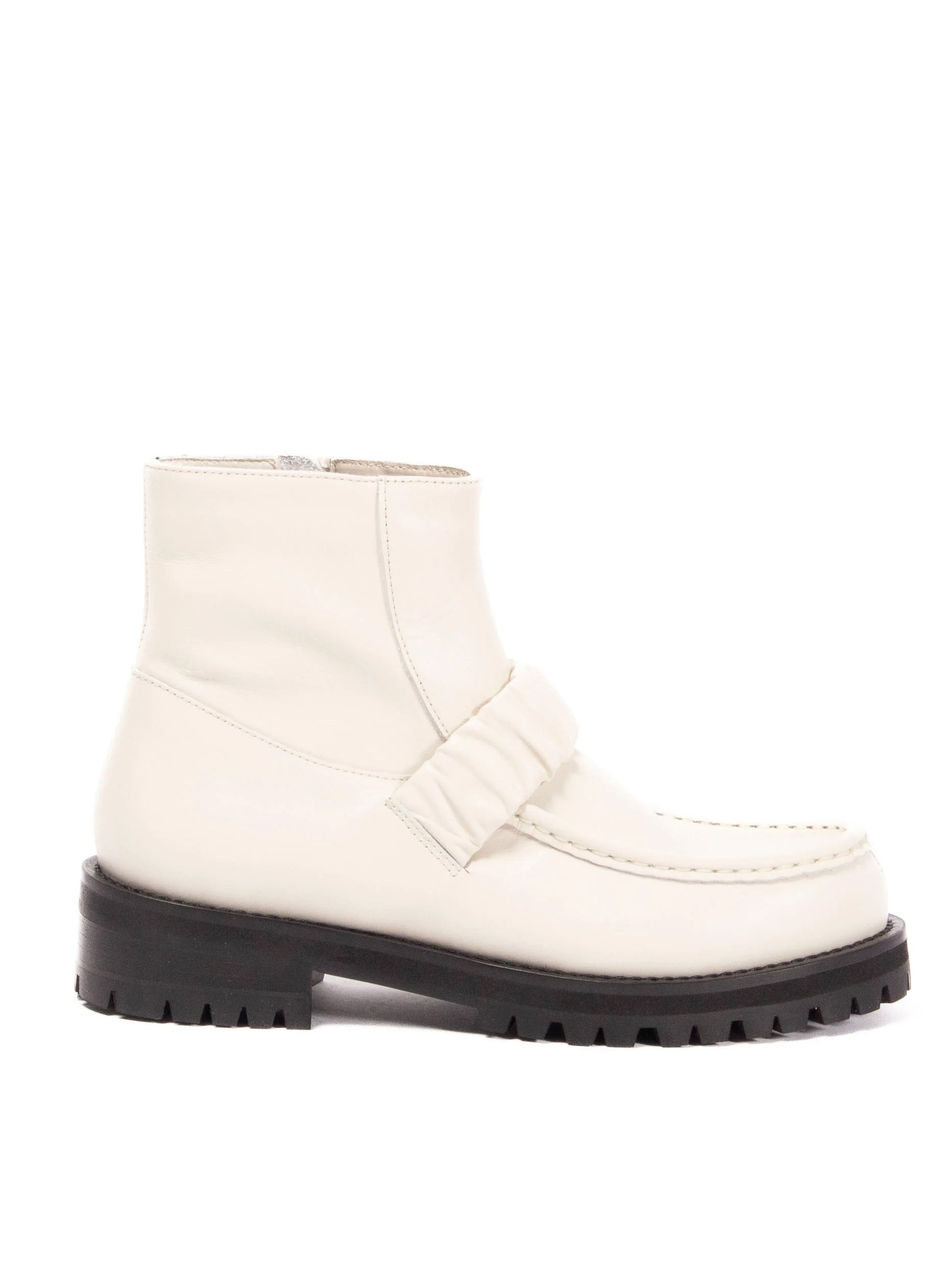 Andrea Loafer Boots Cream - 4