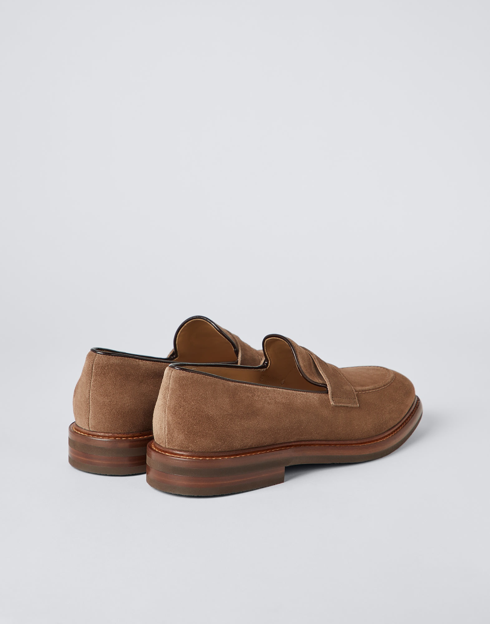 Suede penny loafers - 2