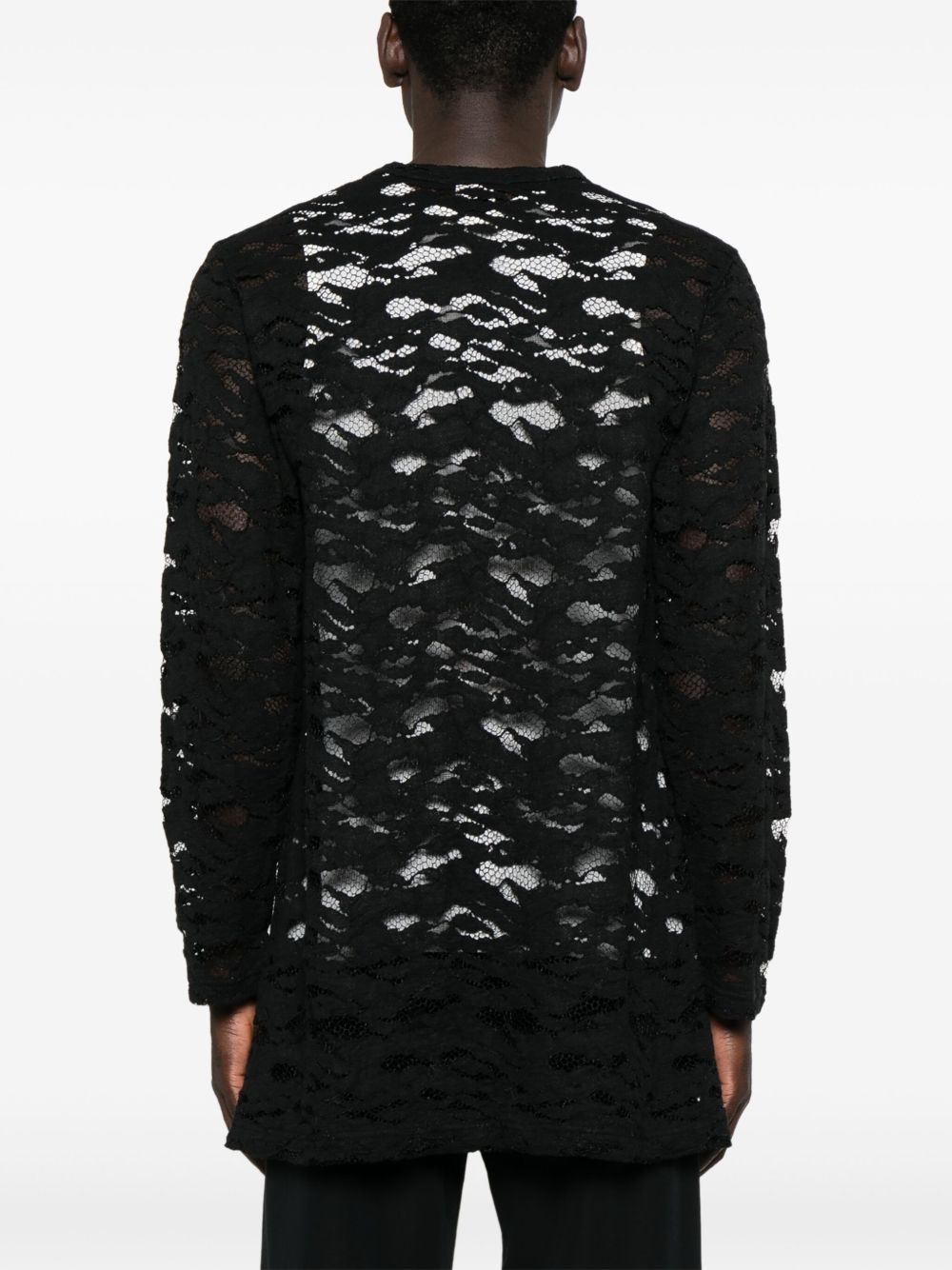 lace T-shirt - 3