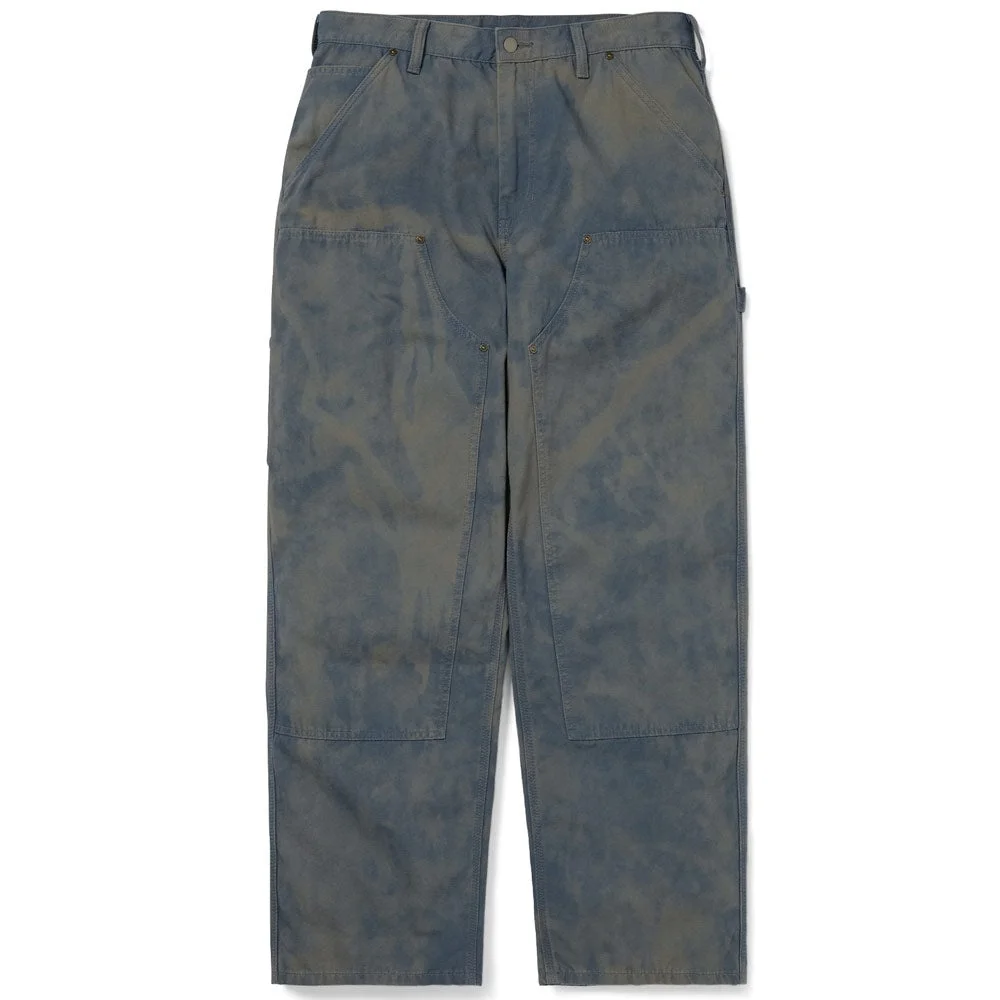 Bleached Double Knee Pant 'Blue' - 1
