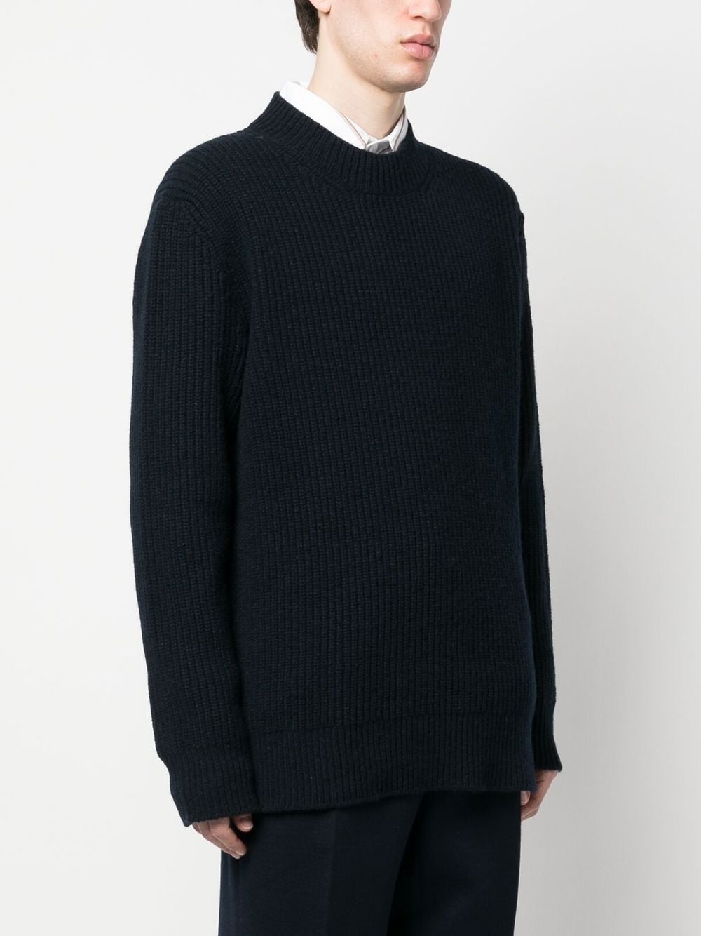 high-neck knitted pullover - 3
