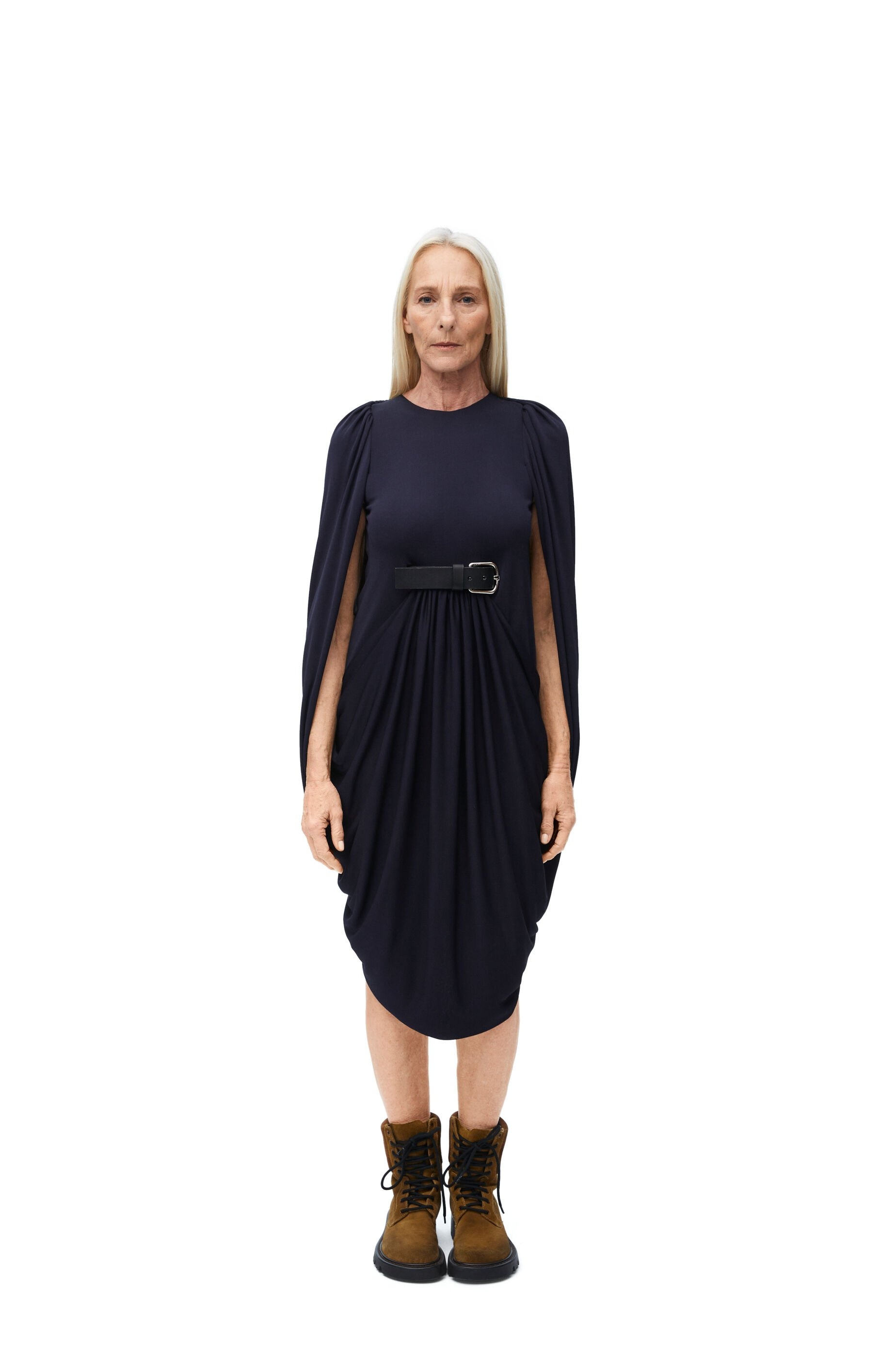 Draped dress in viscose - 2