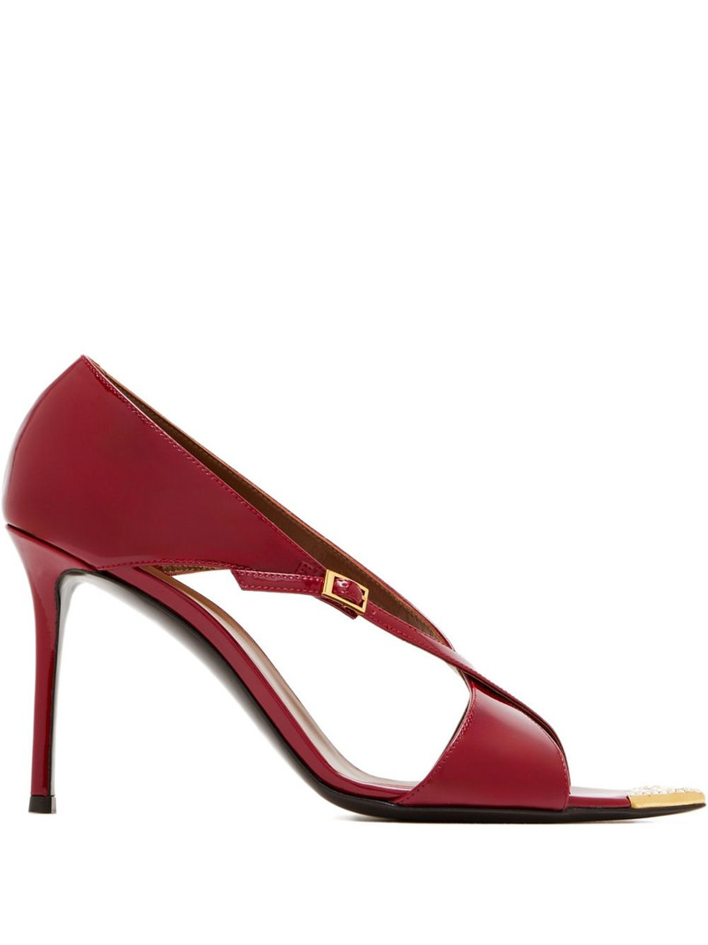 90mm Intriigo Croisée Crystal sandals 1