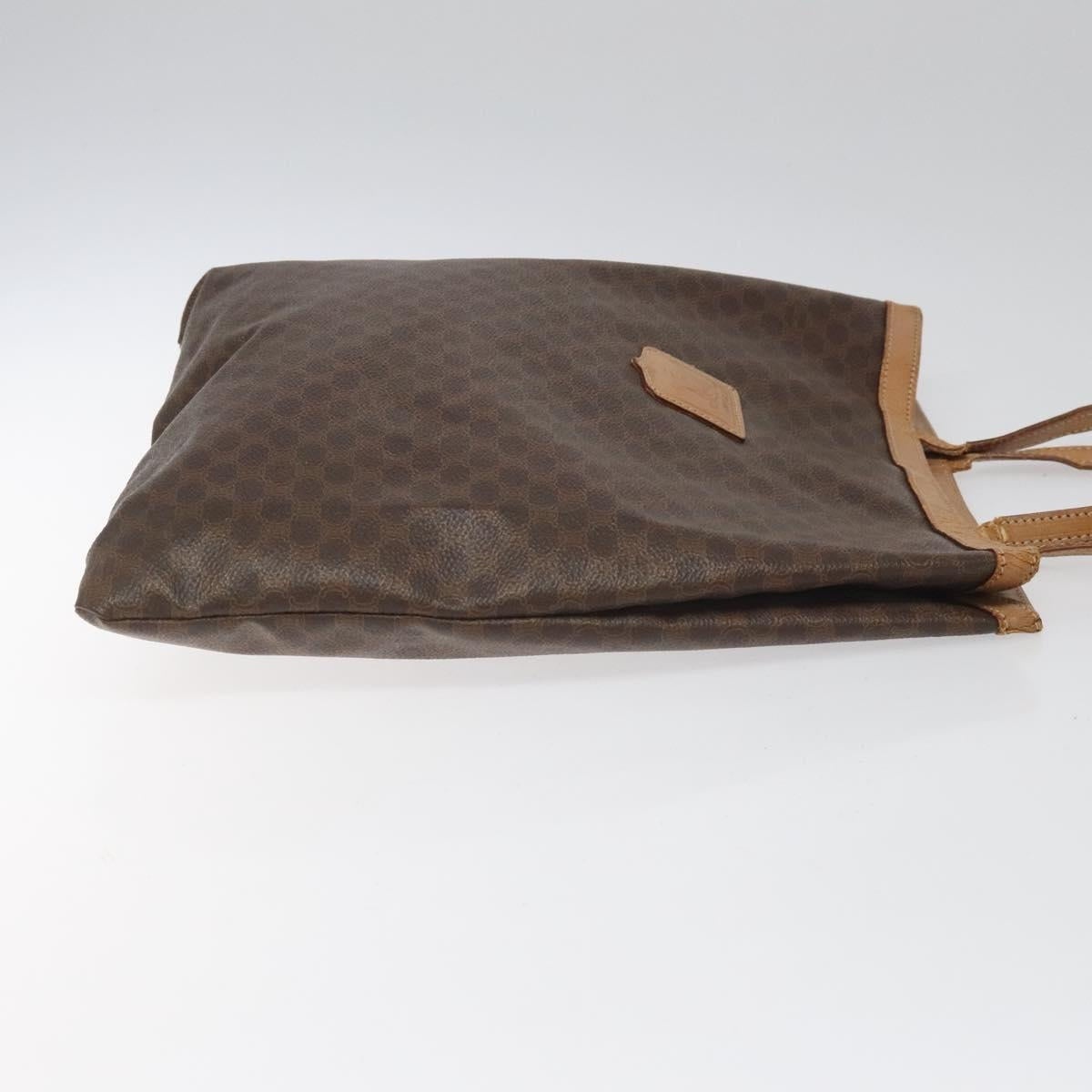 CELINE Macadam Canvas Tote Bag Pvc Brown - 4