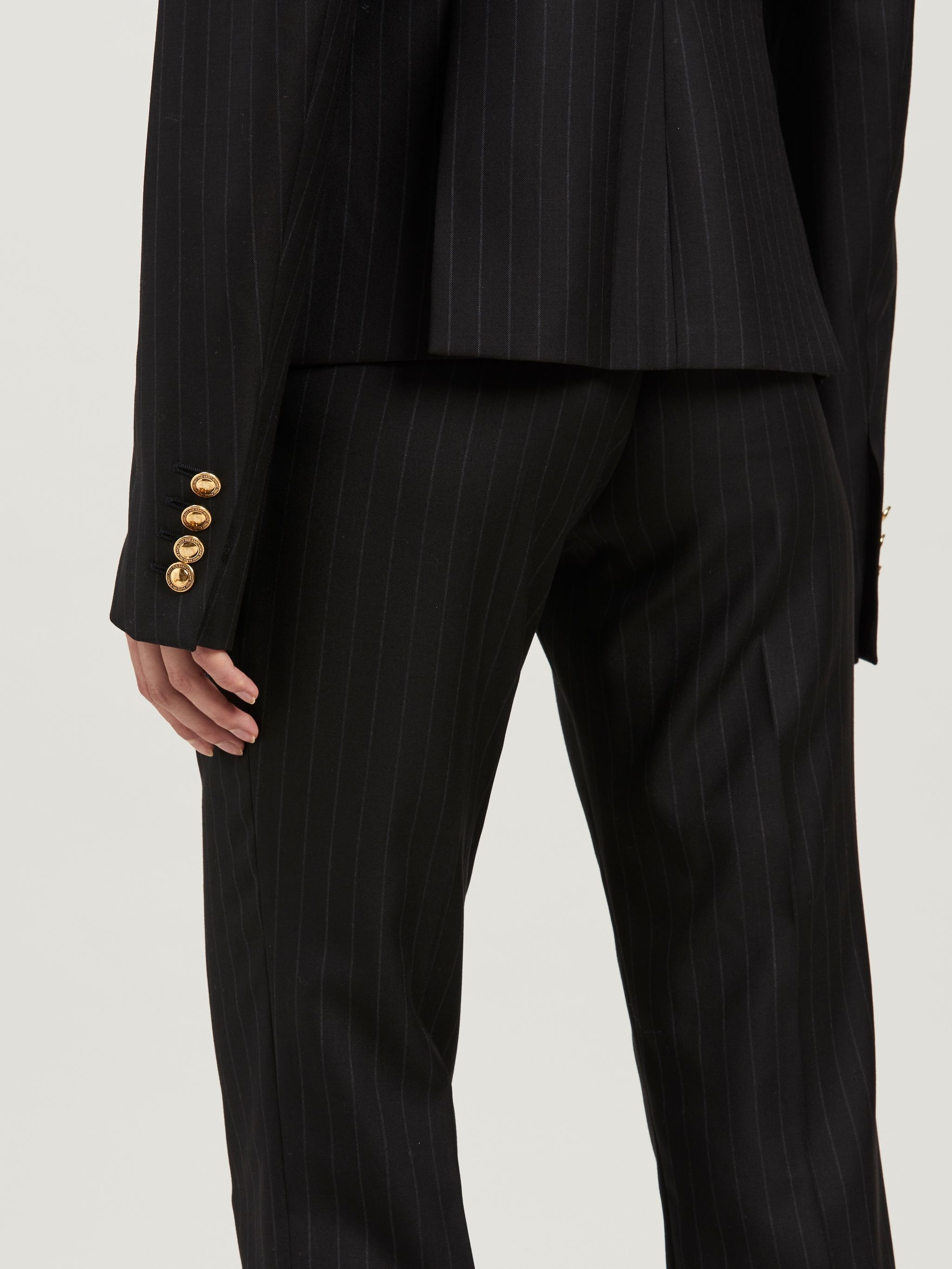 PINSTRIPES SLIM SUIT PANTS - 6