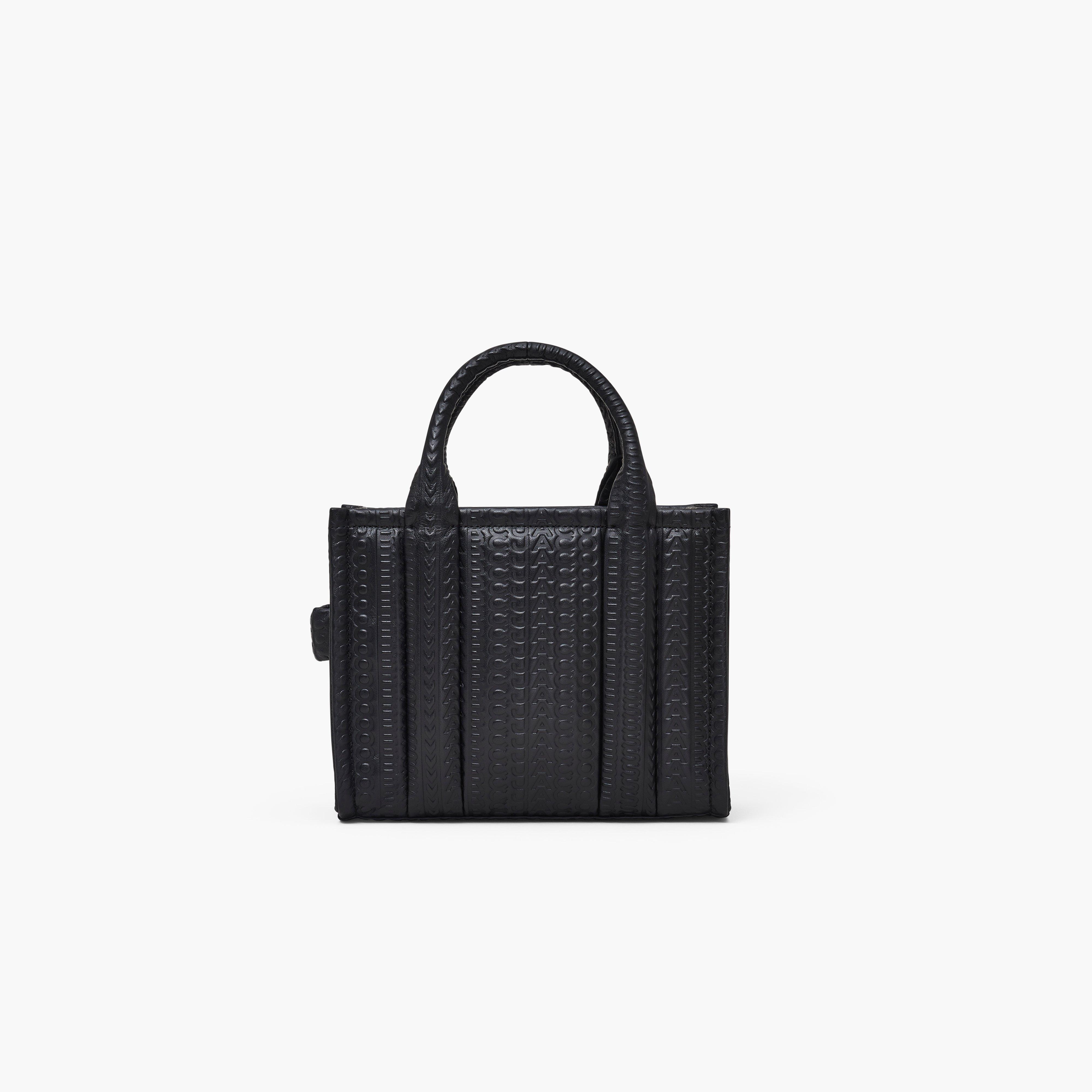 THE MONOGRAM DEBOSSED SMALL TOTE BAG - 4