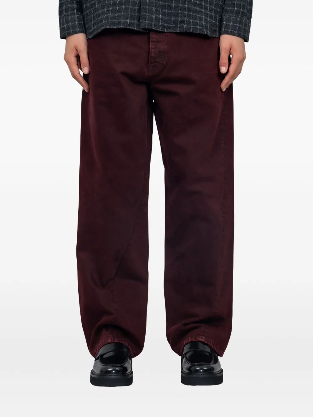 wide-twist trousers - 1