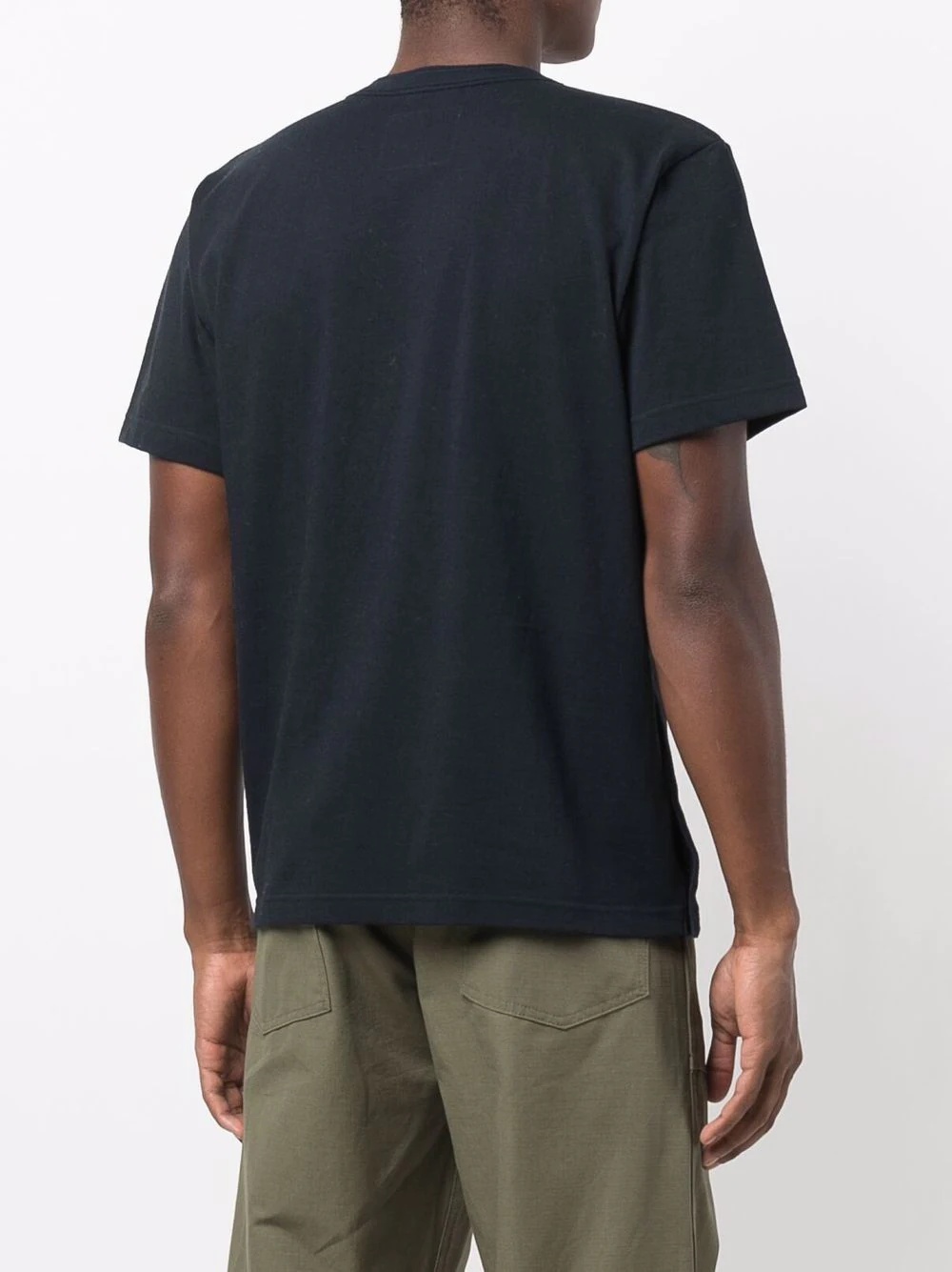 oversize flap pocket crew-neck T-shirt - 4