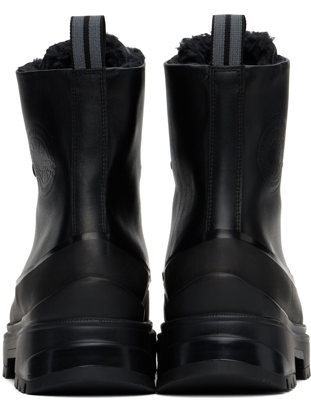 Black Kya Lace-Up Boots - 2