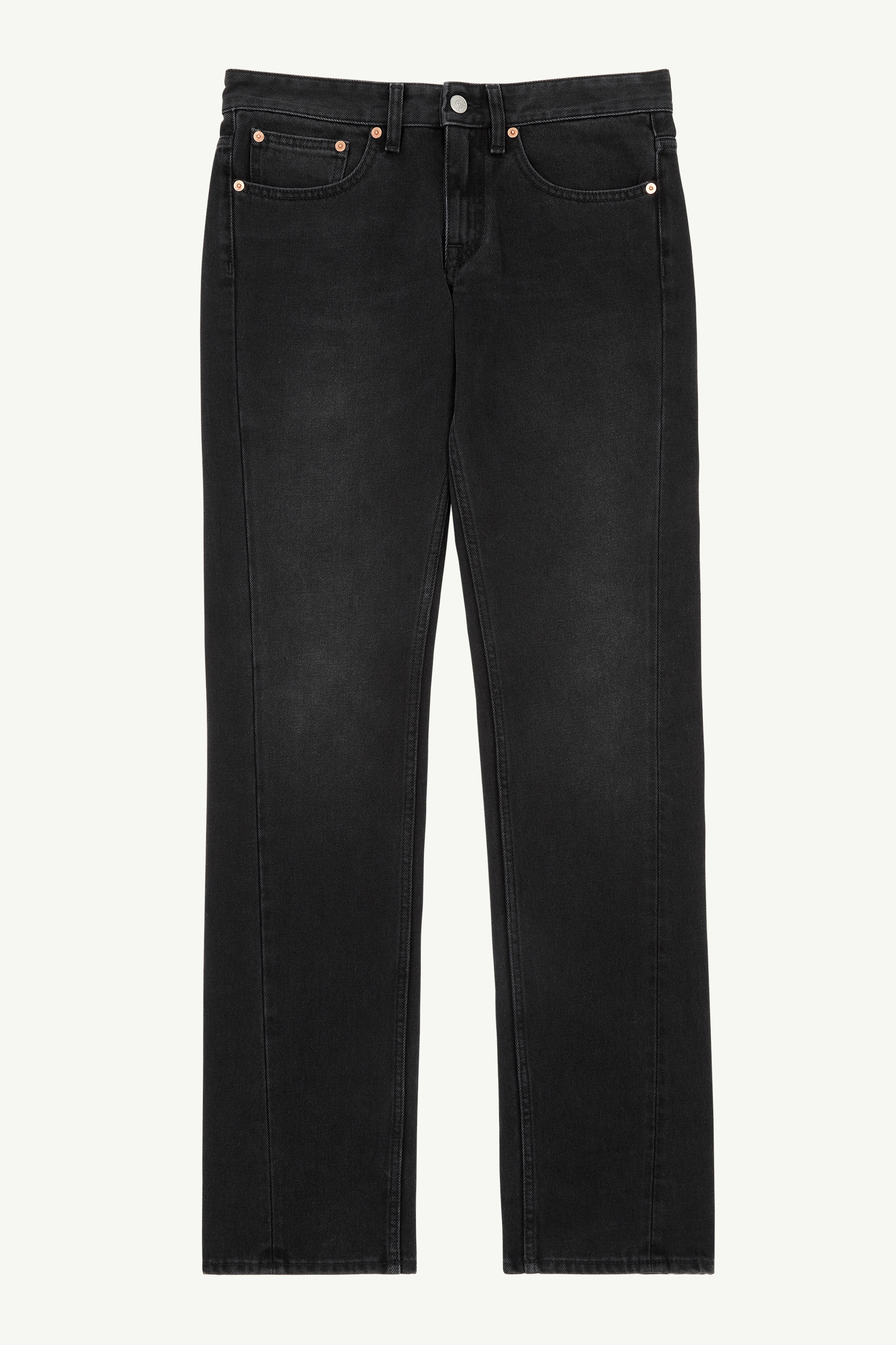 Low-rise straight leg jeans - 1