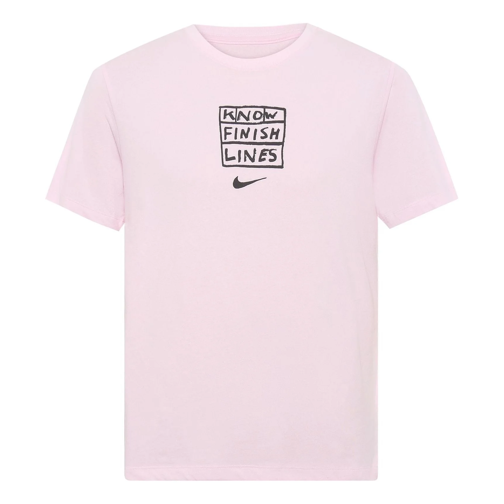 Nike Dri-fit Casual Sports Running Short Sleeve Pink AO0630-663 - 1