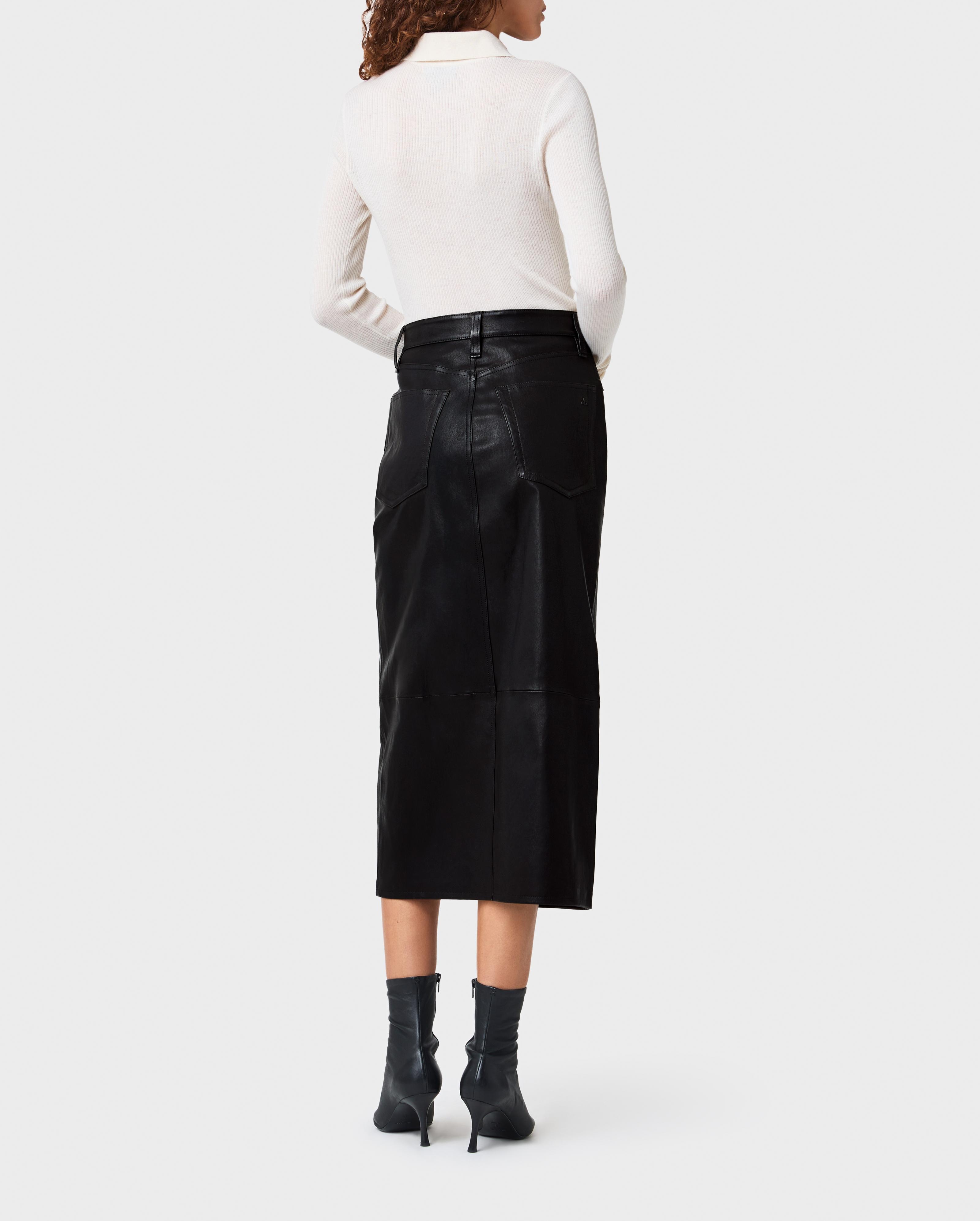 Clara Leather Skirt - 3