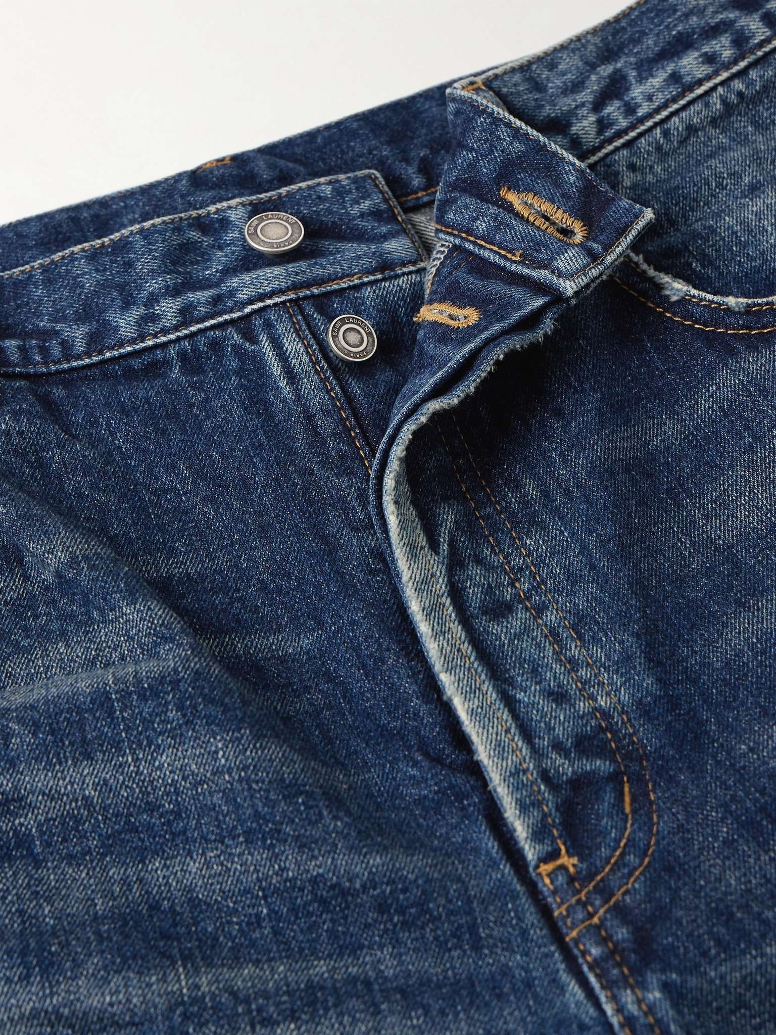 Wide-Leg Distressed Jeans - 3