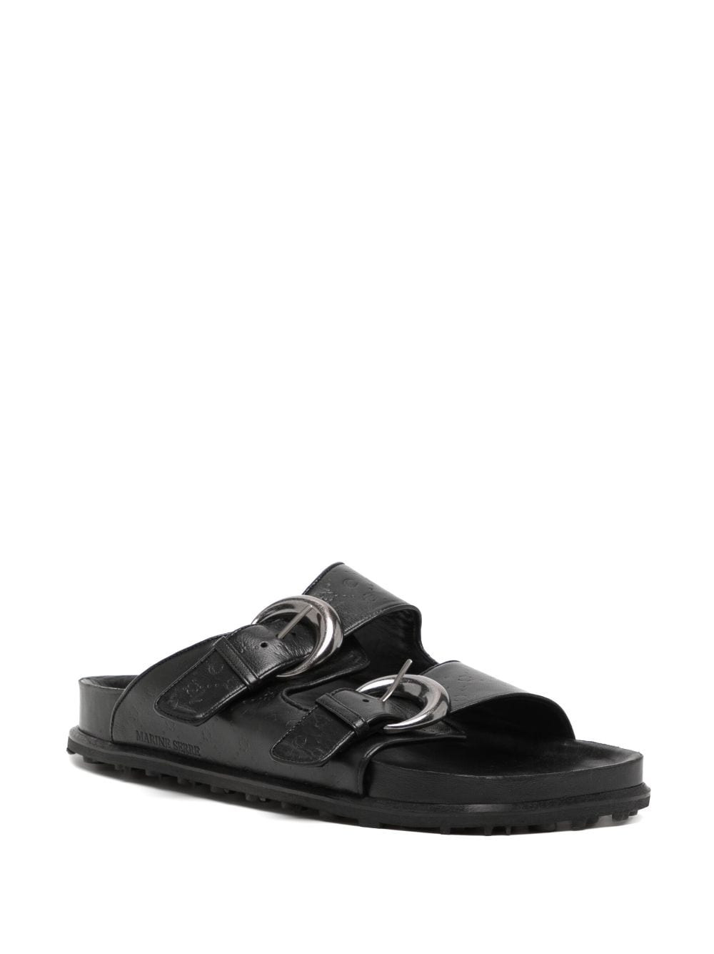 MEN'S LEATHER SANDAL (BLACK) - 3