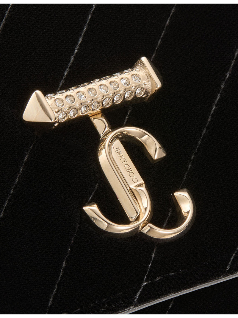 JIMMY CHOO Curve Velvet Wallet Chain outlook