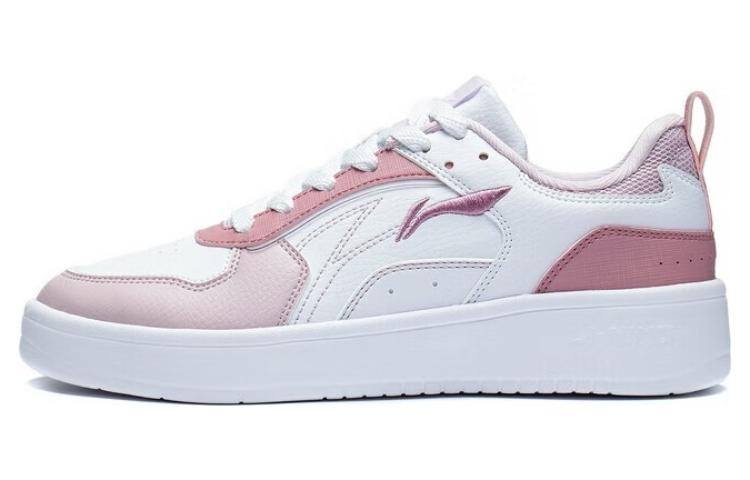 (WMNS) Li-Ning Xingchuan Skate Sneakers 'White Pink' AGCT148-5 - 2