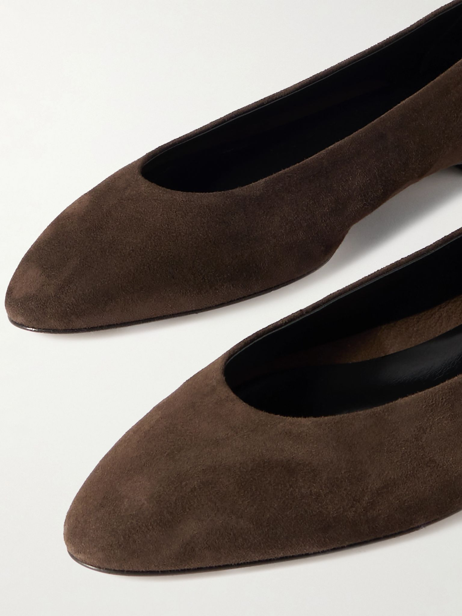 Ellie suede ballet flats Dark brown - 4