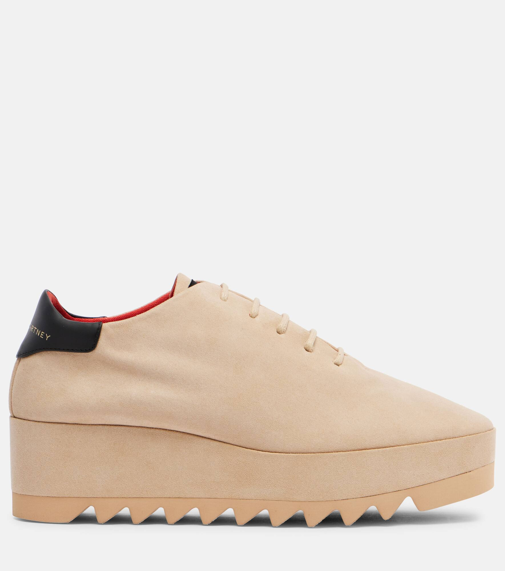Sneak-Elyse faux suede wedge sneakers - 4