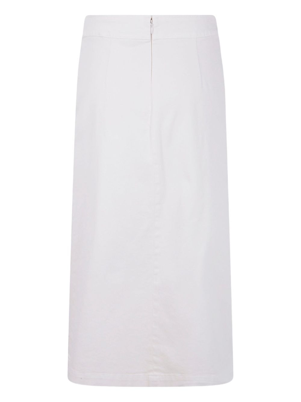 wrap cotton skirt - 2