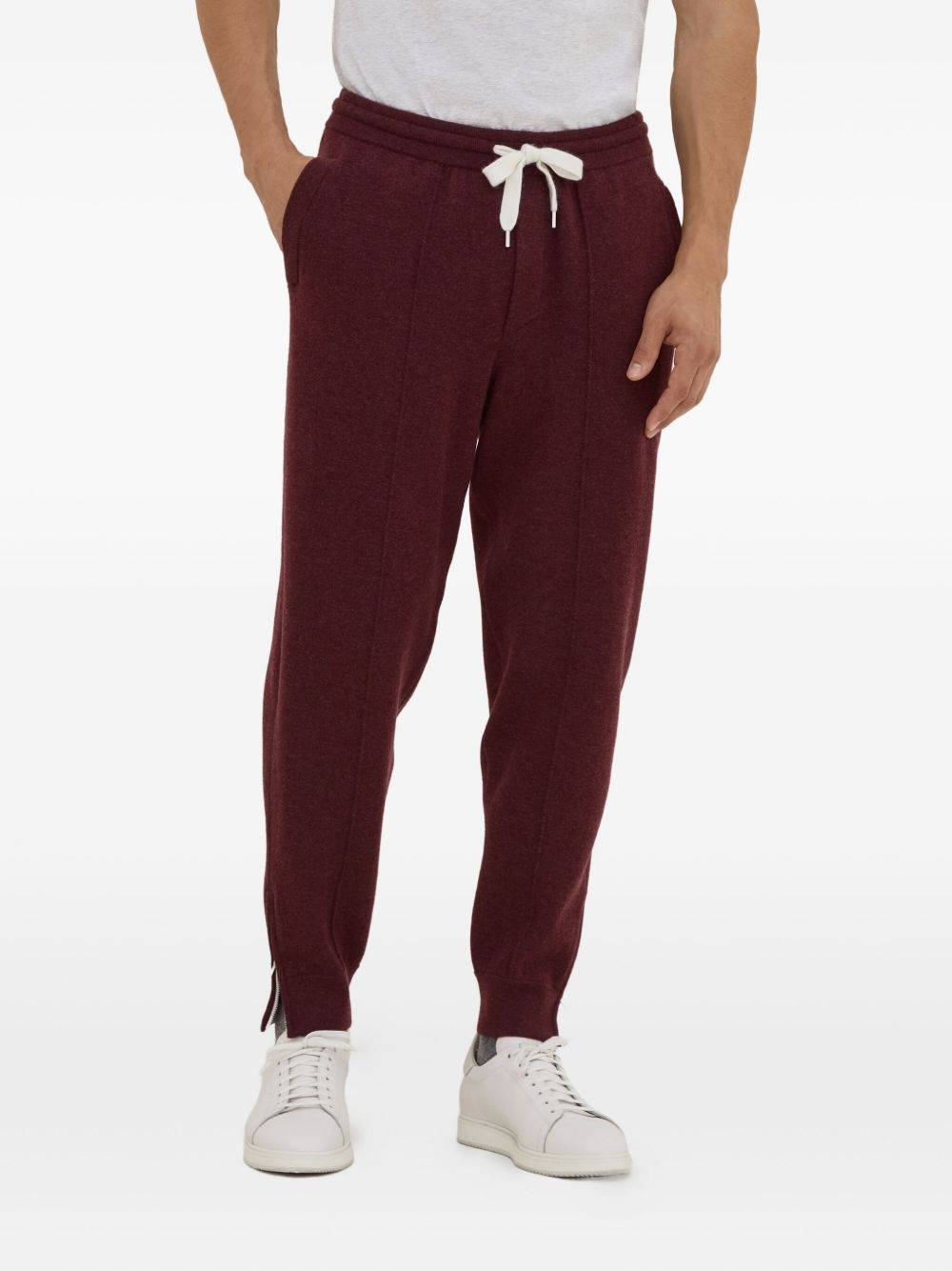drawstring track pants - 3
