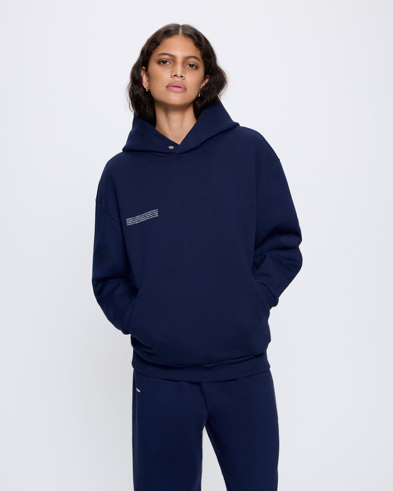 PANGAIA Womens DNA Hoodie - Navy outlook