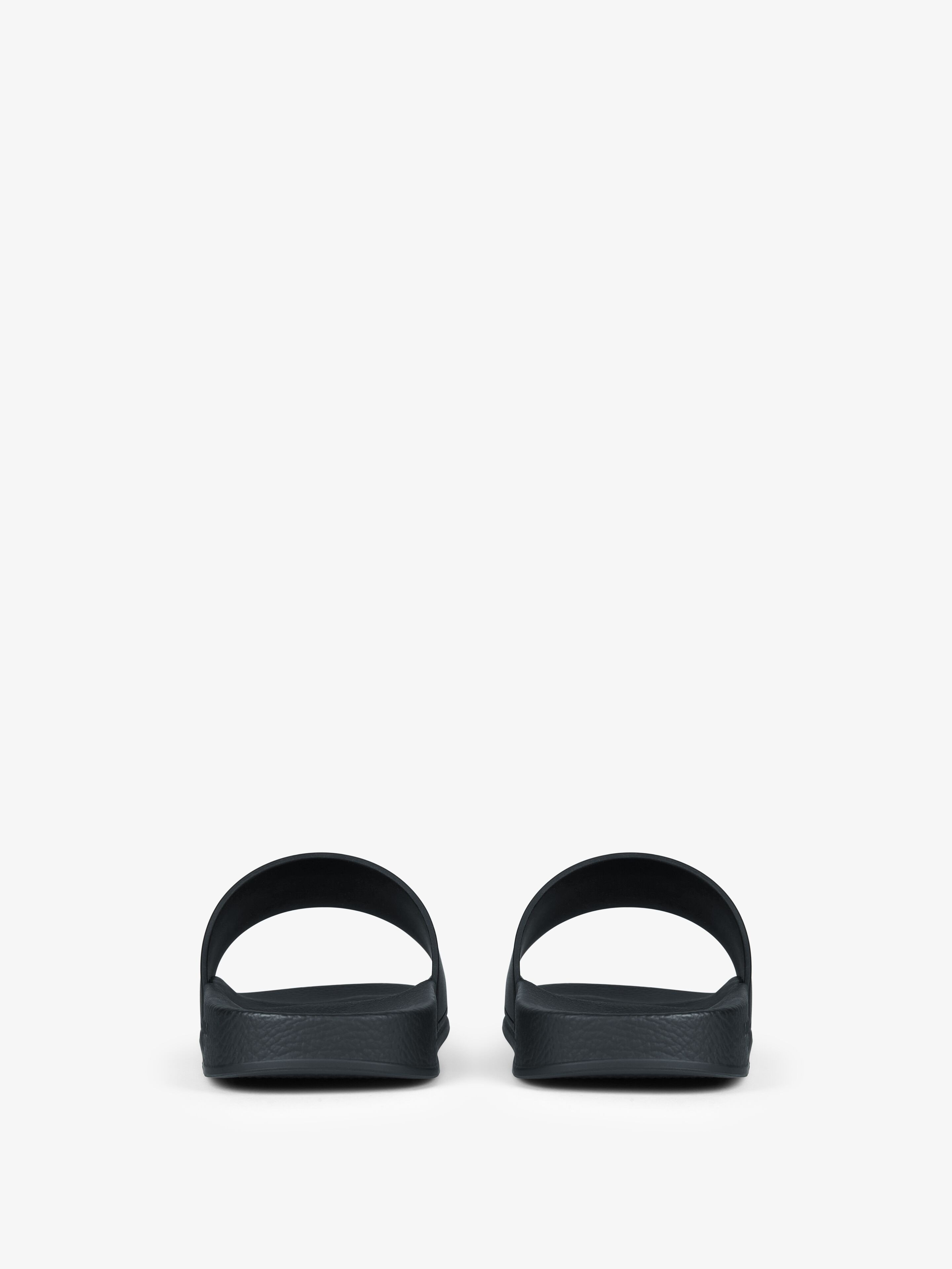 SLIDE SANDALS IN RUBBER WITH GIVENCHY INFINITY PRINT - 7