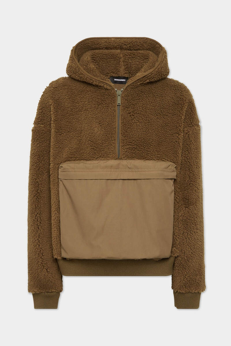 ICON TEDDY LOOSE HOODIE 1