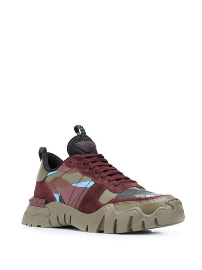 Valentino Rockrunner Plus camouflage sneakers outlook