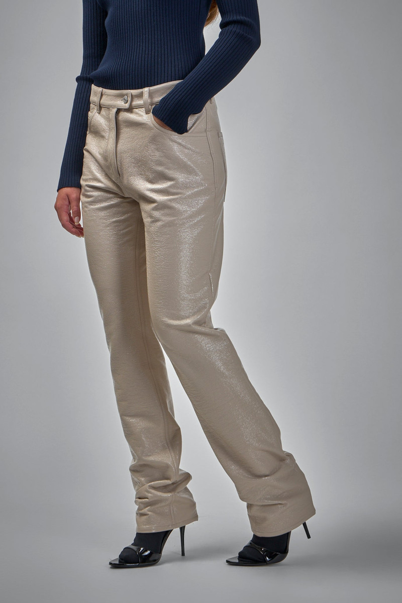 Reedition 5-Pocket Vinyl Pants 4