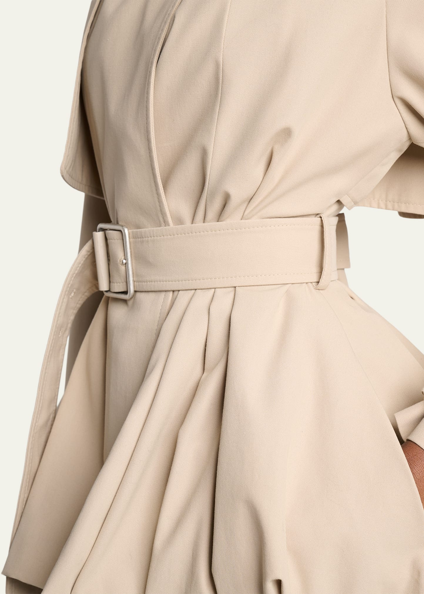 Belted Bubble Trench Jacket - 5