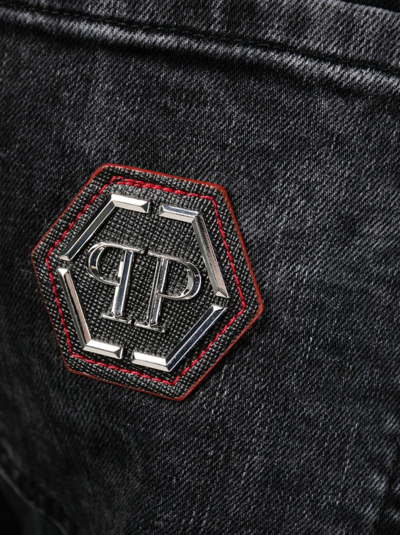 Iconic Plein straight-leg jeans 7