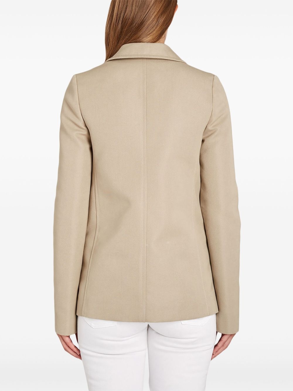 gabardine blazer - 3