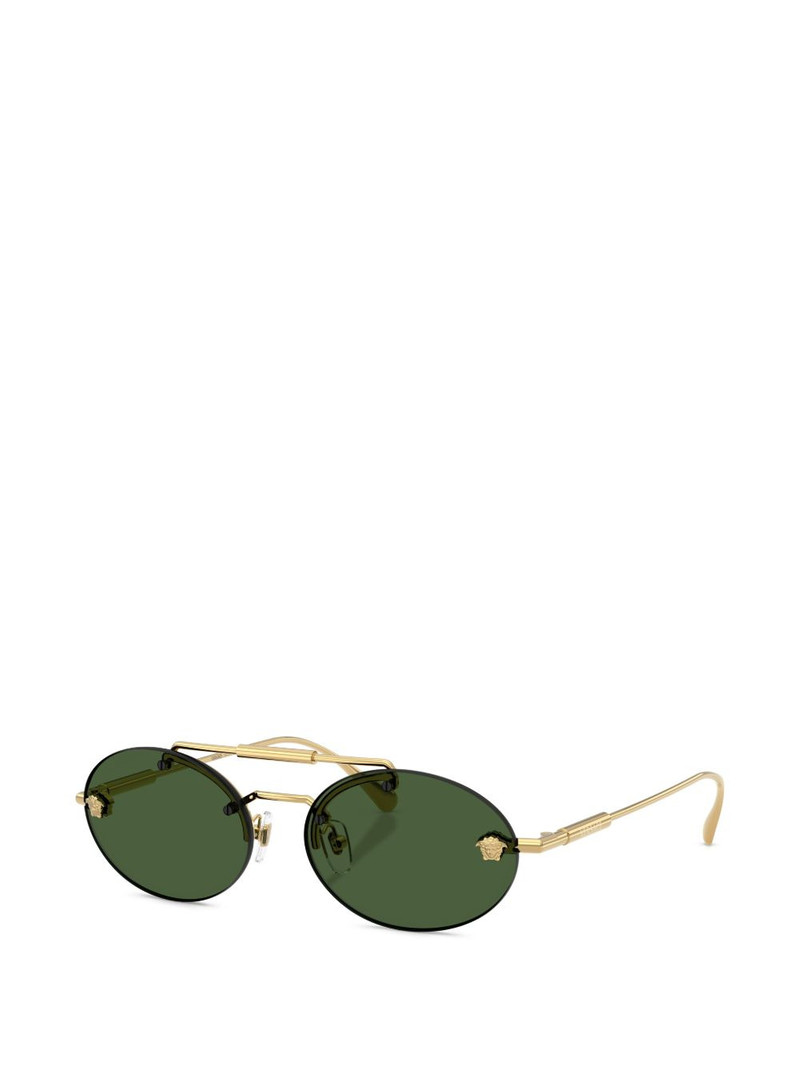 VERSACE oval-frame sunglasses outlook
