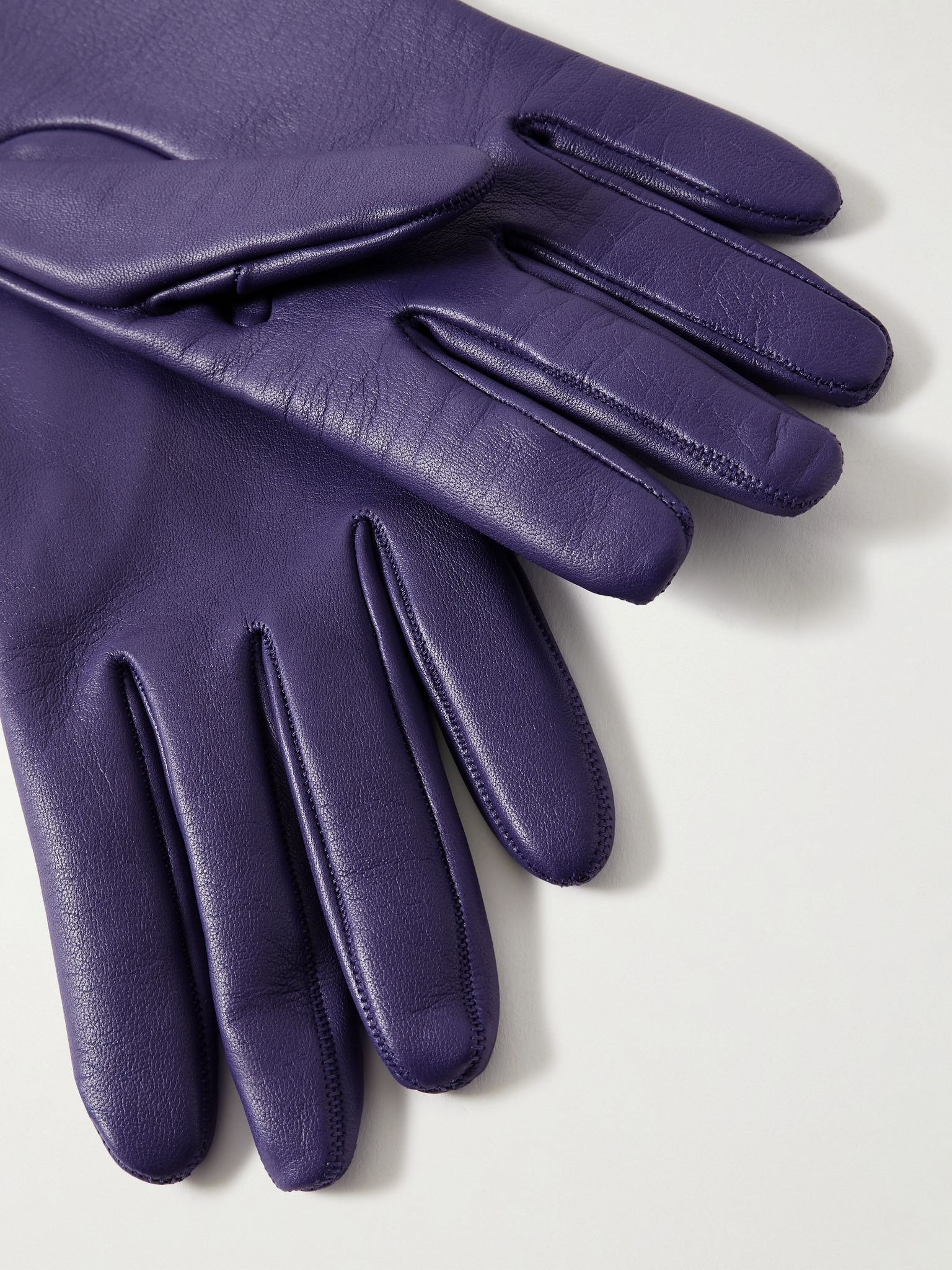 Remo Mid leather gloves Purple - 3