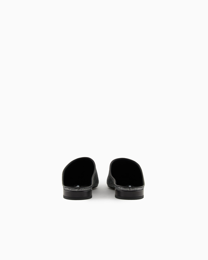 GIORGIO ARMANI GIORGIO ARMANI X 10 CORSO COMO MULES IN LUREX FABRIC AND LEATHER outlook