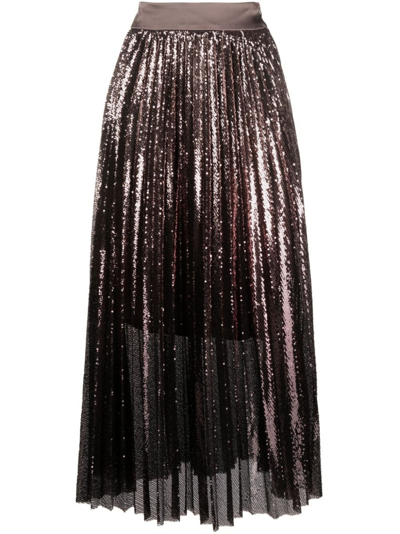 plissÃ© pleated midi skirt 1