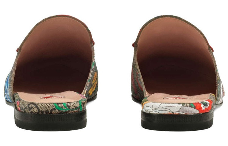 GUCCI Princetown GG Flora slipper outlook