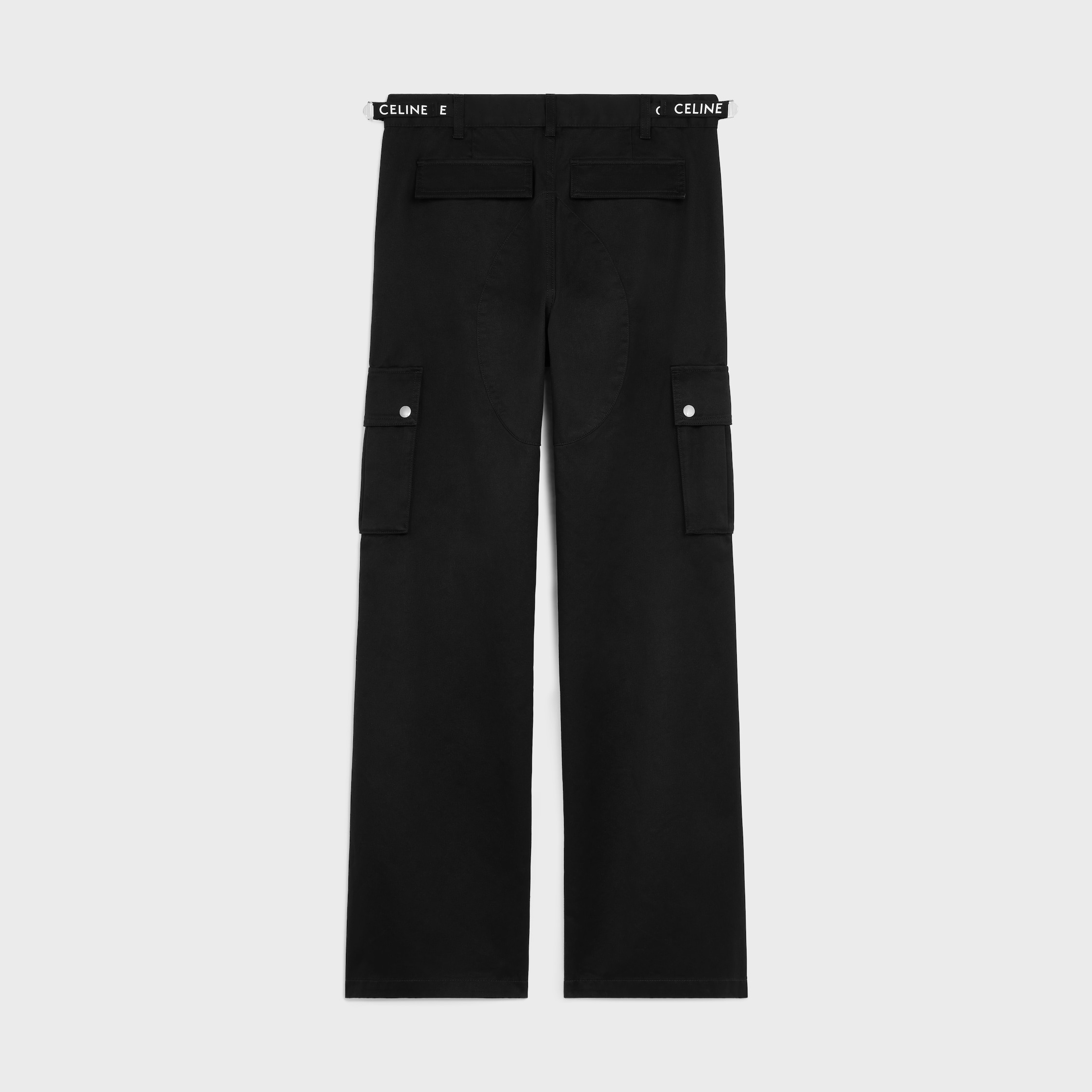 celine cargo pants in cotton - 2